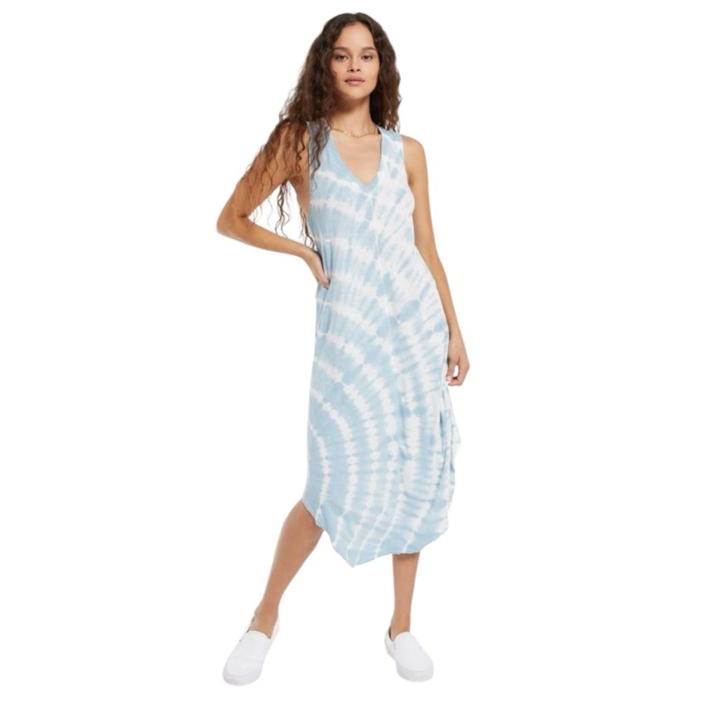 Z Supply Reverie Spiral Tie-Dye Dress- Size Small